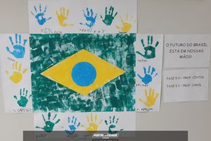 7 de Setembro na rede Municipal de Ensino em Louveira