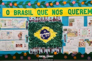 7 de Setembro na rede Municipal de Ensino em Louveira