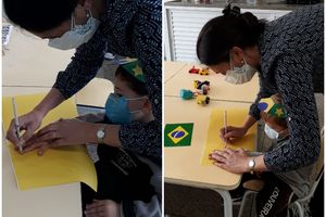 7 de Setembro na rede Municipal de Ensino em Louveira