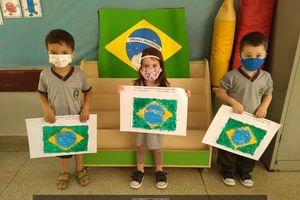 7 de Setembro na rede Municipal de Ensino em Louveira