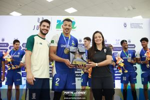 Voleibol masculino de Lucas do Rio Verde conquista t&iacute;tulo em competi&ccedil;&atilde;o nacional