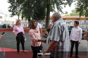 Inaugura&ccedil;&atilde;o da revitaliza&ccedil;&atilde;o do gin&aacute;sio da Vila Dias