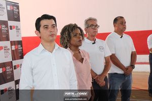 Inaugura&ccedil;&atilde;o da revitaliza&ccedil;&atilde;o do gin&aacute;sio da Vila Dias