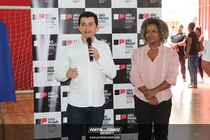 Inaugura&ccedil;&atilde;o da revitaliza&ccedil;&atilde;o do gin&aacute;sio da Vila Dias