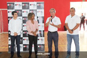 Inaugura&ccedil;&atilde;o da revitaliza&ccedil;&atilde;o do gin&aacute;sio da Vila Dias
