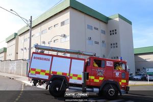 Simula&ccedil;&atilde;o de evacua&ccedil;&atilde;o em caso de inc&ecirc;ndio Hospital 22 de Outubro 