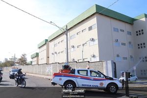 Simula&ccedil;&atilde;o de evacua&ccedil;&atilde;o em caso de inc&ecirc;ndio Hospital 22 de Outubro 