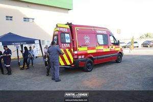 Simula&ccedil;&atilde;o de evacua&ccedil;&atilde;o em caso de inc&ecirc;ndio Hospital 22 de Outubro 