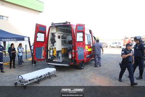 Simula&ccedil;&atilde;o de evacua&ccedil;&atilde;o em caso de inc&ecirc;ndio Hospital 22 de Outubro 