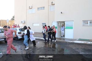 Simula&ccedil;&atilde;o de evacua&ccedil;&atilde;o em caso de inc&ecirc;ndio Hospital 22 de Outubro 