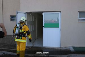 Simula&ccedil;&atilde;o de evacua&ccedil;&atilde;o em caso de inc&ecirc;ndio Hospital 22 de Outubro 