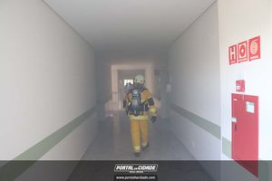 Simula&ccedil;&atilde;o de evacua&ccedil;&atilde;o em caso de inc&ecirc;ndio Hospital 22 de Outubro 