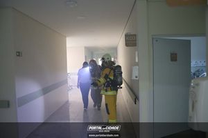 Simula&ccedil;&atilde;o de evacua&ccedil;&atilde;o em caso de inc&ecirc;ndio Hospital 22 de Outubro 