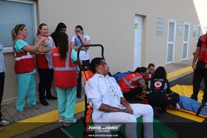 Simula&ccedil;&atilde;o de evacua&ccedil;&atilde;o em caso de inc&ecirc;ndio Hospital 22 de Outubro 
