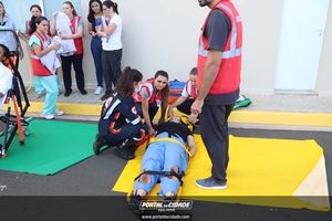 Simula&ccedil;&atilde;o de evacua&ccedil;&atilde;o em caso de inc&ecirc;ndio Hospital 22 de Outubro 
