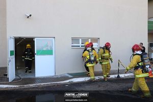 Simula&ccedil;&atilde;o de evacua&ccedil;&atilde;o em caso de inc&ecirc;ndio Hospital 22 de Outubro 