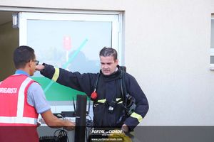 Simula&ccedil;&atilde;o de evacua&ccedil;&atilde;o em caso de inc&ecirc;ndio Hospital 22 de Outubro 