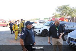 Simula&ccedil;&atilde;o de evacua&ccedil;&atilde;o em caso de inc&ecirc;ndio Hospital 22 de Outubro 