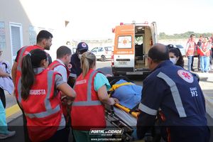 Simula&ccedil;&atilde;o de evacua&ccedil;&atilde;o em caso de inc&ecirc;ndio Hospital 22 de Outubro 
