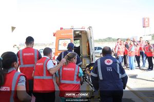 Simula&ccedil;&atilde;o de evacua&ccedil;&atilde;o em caso de inc&ecirc;ndio Hospital 22 de Outubro 