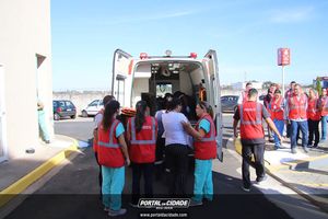 Simula&ccedil;&atilde;o de evacua&ccedil;&atilde;o em caso de inc&ecirc;ndio Hospital 22 de Outubro 
