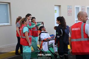 Simula&ccedil;&atilde;o de evacua&ccedil;&atilde;o em caso de inc&ecirc;ndio Hospital 22 de Outubro 