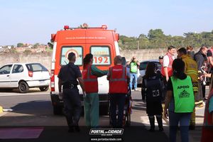 Simula&ccedil;&atilde;o de evacua&ccedil;&atilde;o em caso de inc&ecirc;ndio Hospital 22 de Outubro 