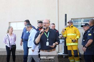 Simula&ccedil;&atilde;o de evacua&ccedil;&atilde;o em caso de inc&ecirc;ndio Hospital 22 de Outubro 