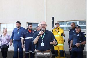 Simula&ccedil;&atilde;o de evacua&ccedil;&atilde;o em caso de inc&ecirc;ndio Hospital 22 de Outubro 