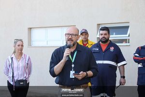 Simula&ccedil;&atilde;o de evacua&ccedil;&atilde;o em caso de inc&ecirc;ndio Hospital 22 de Outubro 