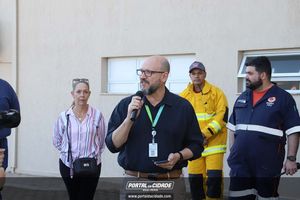 Simula&ccedil;&atilde;o de evacua&ccedil;&atilde;o em caso de inc&ecirc;ndio Hospital 22 de Outubro 