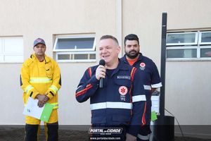 Simula&ccedil;&atilde;o de evacua&ccedil;&atilde;o em caso de inc&ecirc;ndio Hospital 22 de Outubro 