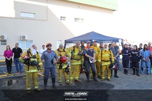 Simula&ccedil;&atilde;o de evacua&ccedil;&atilde;o em caso de inc&ecirc;ndio Hospital 22 de Outubro 