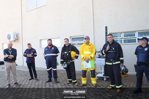 Simula&ccedil;&atilde;o de evacua&ccedil;&atilde;o em caso de inc&ecirc;ndio Hospital 22 de Outubro 