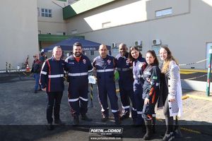 Simula&ccedil;&atilde;o de evacua&ccedil;&atilde;o em caso de inc&ecirc;ndio Hospital 22 de Outubro 