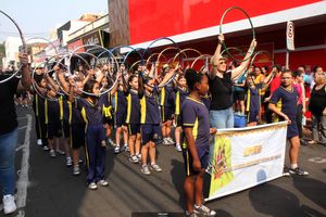 Desfile  C&iacute;vico e Hasteamento das Bandeiras no dia da Independ&ecirc;ncia