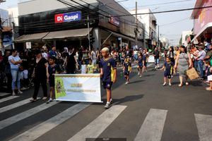 Desfile  C&iacute;vico e Hasteamento das Bandeiras no dia da Independ&ecirc;ncia