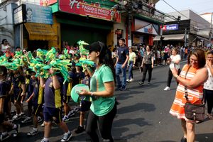 Desfile  C&iacute;vico e Hasteamento das Bandeiras no dia da Independ&ecirc;ncia