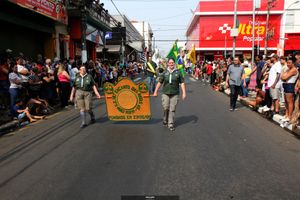 Desfile  C&iacute;vico e Hasteamento das Bandeiras no dia da Independ&ecirc;ncia