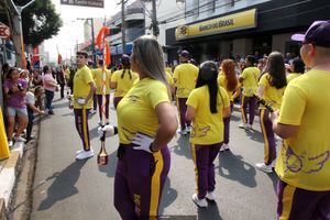 Desfile  C&iacute;vico e Hasteamento das Bandeiras no dia da Independ&ecirc;ncia