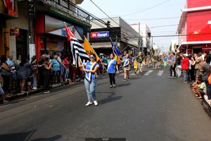 Desfile  C&iacute;vico e Hasteamento das Bandeiras no dia da Independ&ecirc;ncia