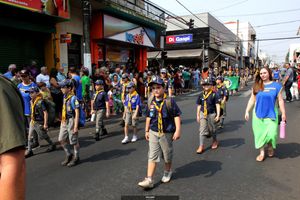 Desfile  C&iacute;vico e Hasteamento das Bandeiras no dia da Independ&ecirc;ncia