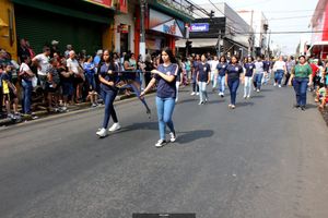 Desfile  C&iacute;vico e Hasteamento das Bandeiras no dia da Independ&ecirc;ncia