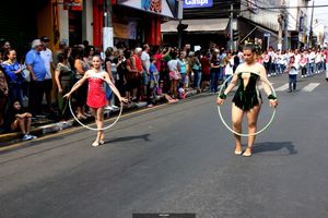 Desfile  C&iacute;vico e Hasteamento das Bandeiras no dia da Independ&ecirc;ncia
