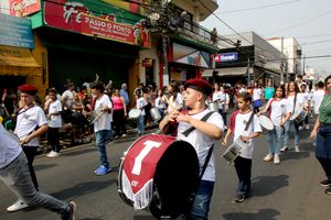 Desfile  C&iacute;vico e Hasteamento das Bandeiras no dia da Independ&ecirc;ncia