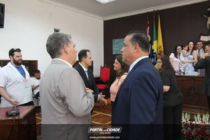 Posse de prefeito, vice-prefeita e vereadores para o mandato 2025-2028