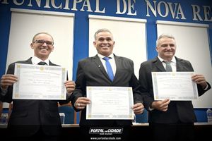 Diploma&ccedil;&atilde;o dos eleitos: Nova Resende, Bom Jesus da Penha e Monte Belo