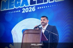 Cerim&ocirc;nia de abertura da Megaleite 2026