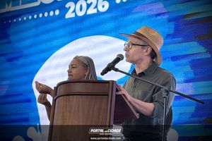 Cerim&ocirc;nia de abertura da Megaleite 2026