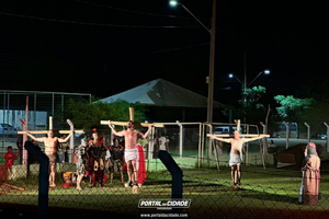 Encena&ccedil;&atilde;o Paix&atilde;o de Cristo